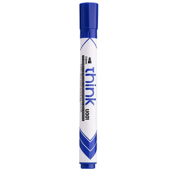 Poza cu MARKER WHITEBOARD ALBASTRU 2MM DELI