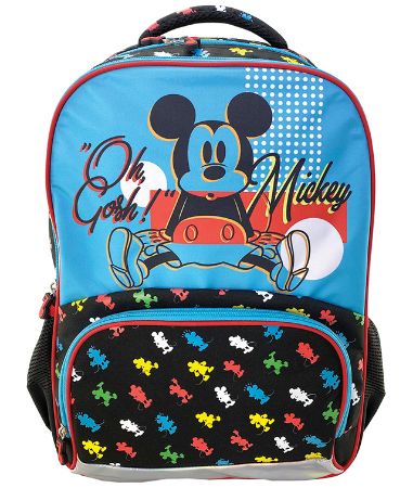 Poza cu GHIOZDAN CLASELE I-IV MICKEY MOUSE NEGRU MULTICOLOR PIGNA