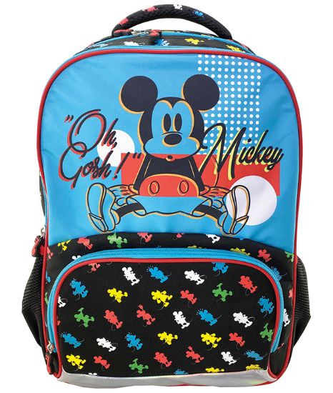 Poza cu GHIOZDAN CLASELE I-IV MICKEY MOUSE NEGRU MULTICOLOR PIGNA