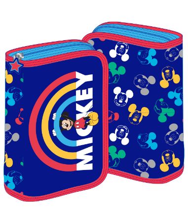 Poza cu PENAR NEECHIPAT 1 FERMOAR 2 EXTENSII MICKEY MOUSE ALBASTRU PIGN