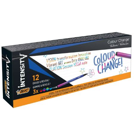 Poza cu LINER 0.4MM CULORI ASORTATE COLOR CHANGE 12/CUT BIC