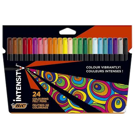 Poza cu CARIOCA 24 CULORI 2MM INTENSITY BIC