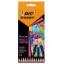 Poza cu CREIOANE COLORATE 12 CULORI INTENSITY PREMIUM BIC