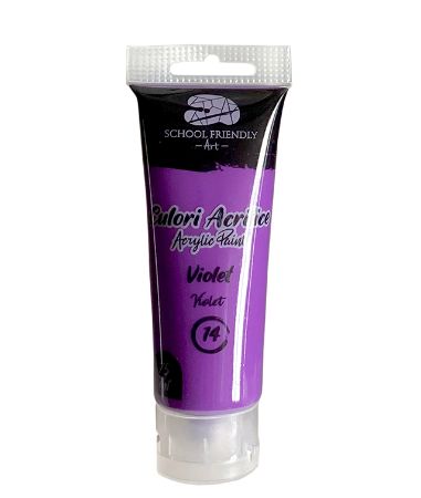 Poza cu CULORI ACRILICE 75ML VIOLET PREMIUM SF ART PIGNA