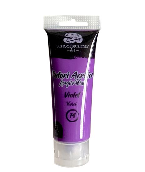 Poza cu CULORI ACRILICE 75ML VIOLET PREMIUM SF ART PIGNA