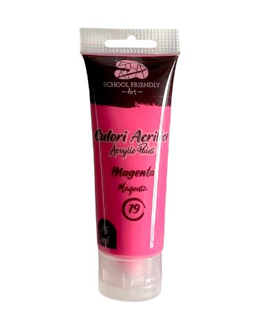 Poza cu CULORI ACRILICE 75ML MAGENTA PREMIUM SF ART PIGNA
