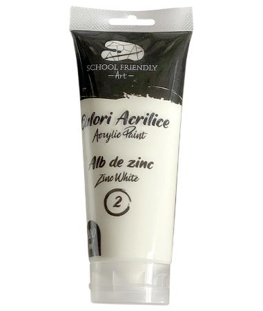 Poza cu CULORI ACRILICE 200ML ALB ZINC PREMIUM SF ART PIGNA