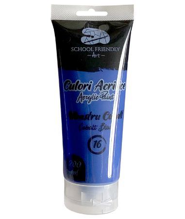 Poza cu CULORI ACRILICE 200ML ALBASTRU COBALT PREMIUM SF ART PIGNA
