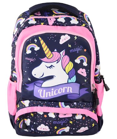 Poza cu GHIOZDAN CLASELE I-IV SF UNICORN ROZ-BLUE PIGNA