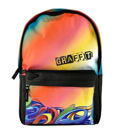 Poza cu GHIOZDAN SCS TEENS GRAFITTI C COMPARTIMENT CU BUZUNAR 42 X 30 X 14 CM CAPTUSEALA 2 FERMOARE PIGNA