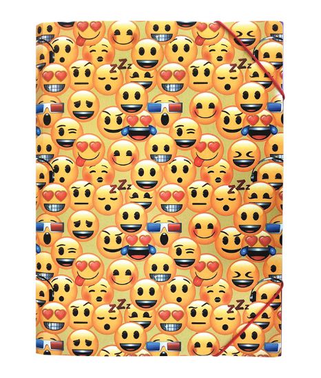 Poza cu MAPA PLASTIC CU ELASTIC EMOJI CLASIC PIGNA