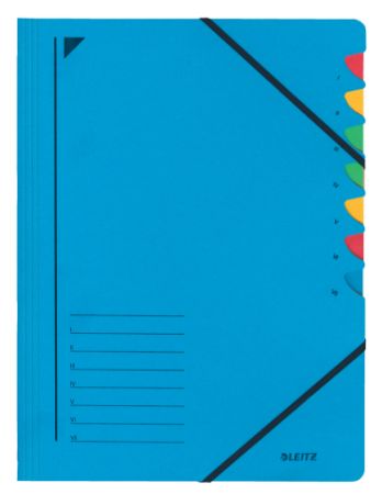 Poza cu MAPA CARTON CU ELASTIC 7 SEPARATOARE FASHION LEITZ