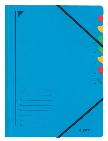 Poza cu MAPA CARTON CU ELASTIC 7 SEPARATOARE FASHION LEITZ