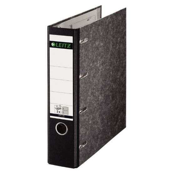 Poza cu BIBLIORAFT MARMORAT 2 MECANISME 8CM 180GRADE LEITZ