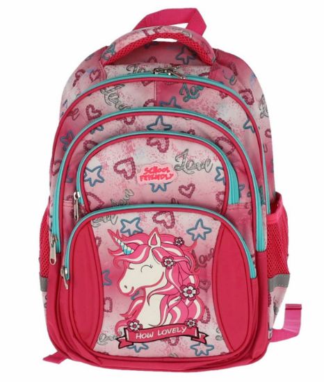Poza cu GHIOZDAN CLASELE 1-4 UNICORN ROZ 4 FERMOARE PIGNA