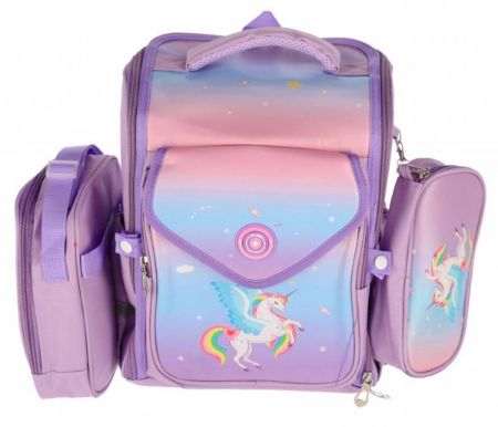 Poza cu GHIOZDAN CLASA 0 UNICORN +PENAR +LUNCH BOX PIGNA