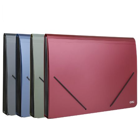 Poza cu MAPA PLASTIC CU ELASTIC 12 SEPARATOARE DELI