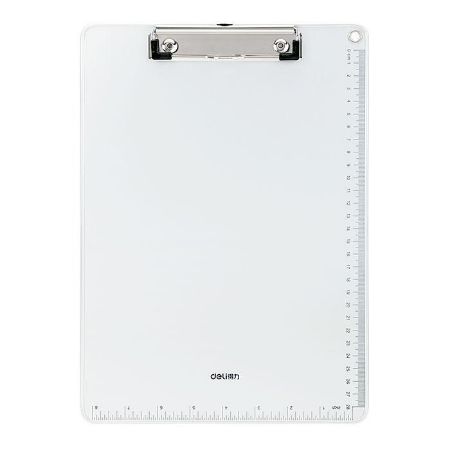 Poza cu CLIPBOARD SIMPLU METAL CU RIGLA DELI