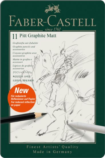 Poza cu SET 11 BUC CREION GRAFIT MAT PITT FABER-CASTELL