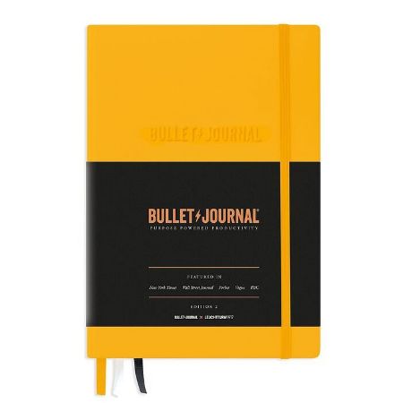 Poza cu CAIET A5 BULLET JOURNAL ED. 2 COPERTA RIGIDA GALBEN LEUCHTTURM