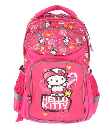 Poza cu GHIOZDAN CLASELE 1-4 HELLO KITTY 3 FERMOARE ROZ PIGNA