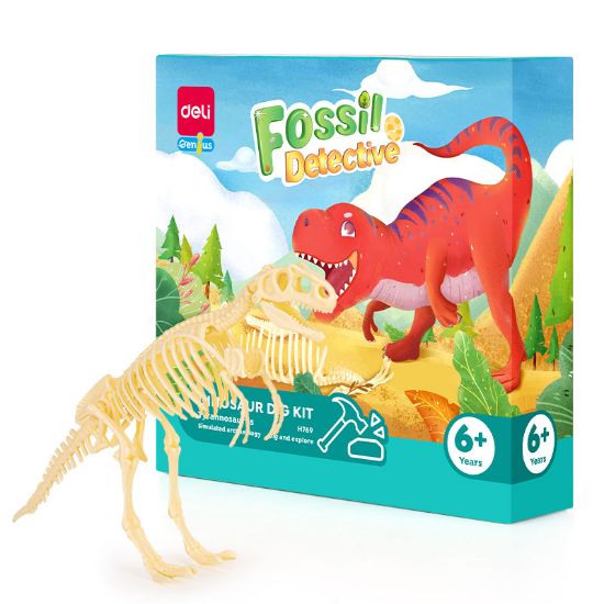 Poza cu SET CREATIV FOSSILE DETECTIVE TYRANNOSAURUS DELI
