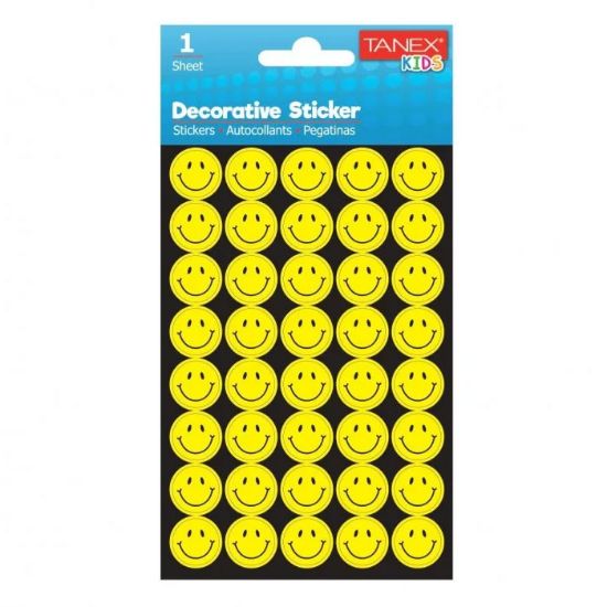 Poza cu STICKER PUFFY SMILEY 40/SET TNX-25019 TANEX