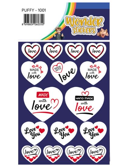 Poza cu STICKER PUFFY LOVE SERIES 1001 TANEX