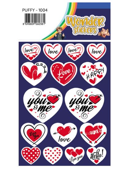 Poza cu STICKER PUFFY LOVE SERIES 1004 TANEX
