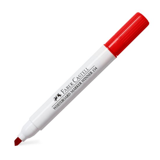 Poza cu MARKER WHITEBOARD VARF TESIT ROSU WINNER 152 FABER-CASTELL