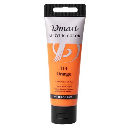 Poza cu CULORI ACRILICE PROFESIONALE 75ML PORTOCALIU 114 DMAST BY PEBEO