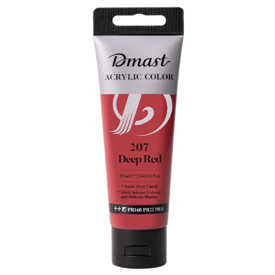 Poza cu CULORI ACRILICE PROFESIONALE 75ML ROSU INTENS 207 DMAST BY PEBEO