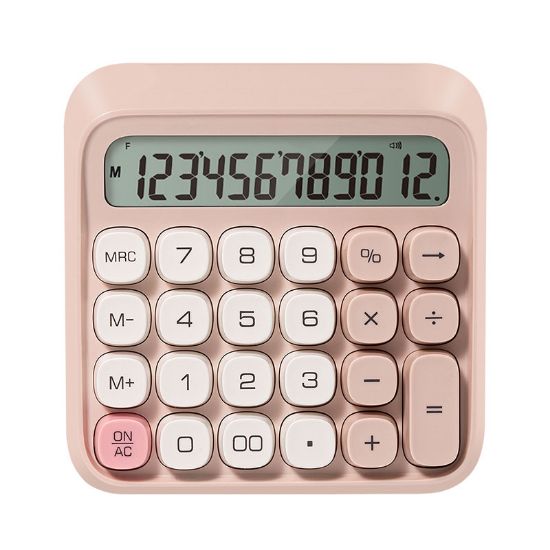 Poza cu CALCULATOR 12 DIG RETRO M36 ROZ DELI