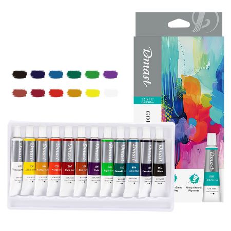 Poza cu GUASE 12 CULORI 12 ML DMAST BY PEBEO