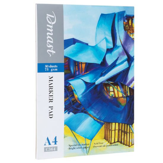 Poza cu BLOC DESEN PENTRU MARKERE A4 50 FILE 75G DMAST BY PEBEO