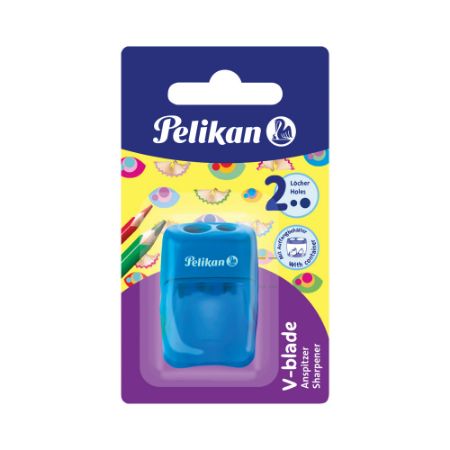 Afișează detalii pentru ASCUTITOARE V-BLADE PLASTIC DUBLA, CU CONTAINER, DIVERSE CULORI, 1 BUCATA/ BLISTER Poza cu ASCUTITOARE V-BLADE PLASTIC DUBLA, CU CONTAINER, DIVERSE CULORI, 1 BUCATA/ BLISTER