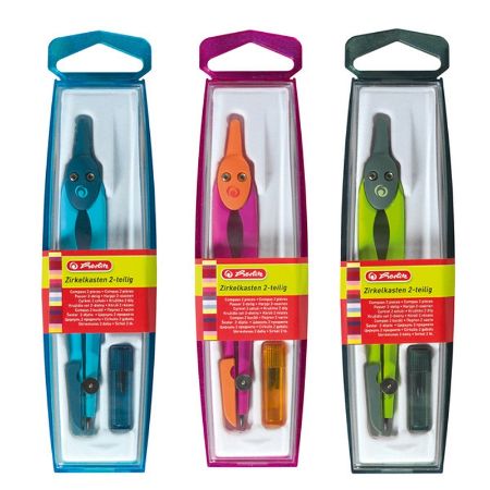 Poza cu COMPAS PLASTIC CULORI ASORTATE HERLITZ