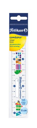 Poza cu RIGLA PLASTIC 15 CM, COMBINO