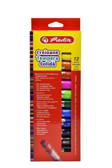 Poza cu CREIOANE TEMPERA SOLIDA 10G SET 12