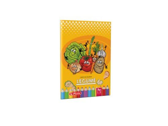 Poza cu CARTE DE COLORAT A4, 16 PAGINI, LEGUME