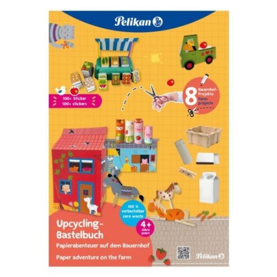 Poza cu CARTE PENTRU ACTIVITATI CREATIVE CU STICKERE, MOTIV FARM, FORMAT A4 32 FILE, F1