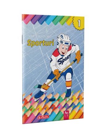 Afișează detalii pentru CARTE DE COLORAT A4, 16 PAGINI, SPORTURI Poza cu CARTE DE COLORAT A4, 16 PAGINI, SPORTURI