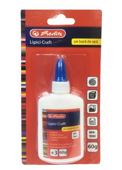 Poza cu LIPICI CRAFT 60G HERLITZ, PREZENTARE PE BLISTER