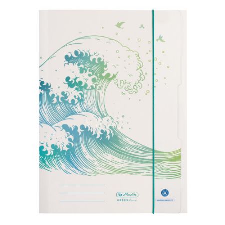 Poza cu MAPA A4 CARTON MOTIV WAVE SERIA GREENLINE