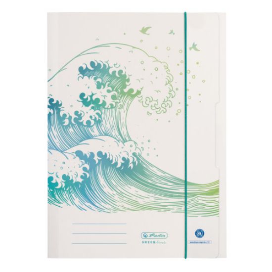 Poza cu MAPA A4 CARTON MOTIV WAVE SERIA GREENLINE