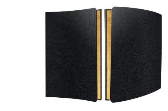 Poza cu AGENDA DATATA RO A5, 352 PAGINI, COPERTA DIN PIELE SINTETICA, PREMIUM DELUXE LORETO, CULOARE NEGRU, MARGINI TIPARITE GHOST, 2025