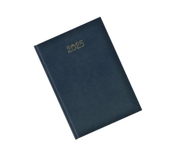 Poza cu AGENDA DATATA SAPTAMANALA RO B5, 128 PAGINI, COPERTA BURETATA, CULOARE GRI, 2025