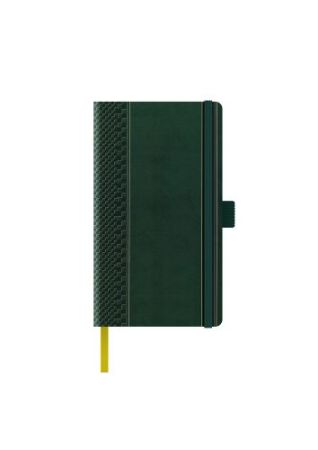Poza cu AGENDA NEDATATA A5 CASTELLI, COPERTA RIGIDA  VERDE/AURIU, ELASTIC VERDE, DICTANDO IVORY