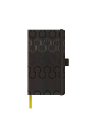 Poza cu AGENDA NEDATATA A5 CASTELLI, COPERTA RIGIDA NEGRU/AURIU, ELASTIC NEGRU, DICTANDO IVORY,