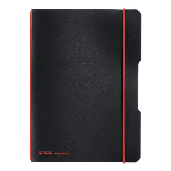Poza cu CAIET MY.BOOK FLEX A5 40F DICTANDO NEGRU CU LOGO ROSU